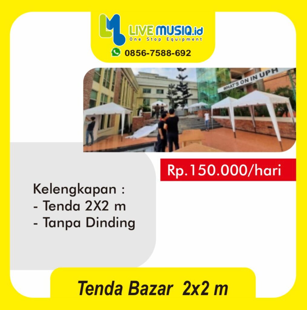sewa tenda bazar